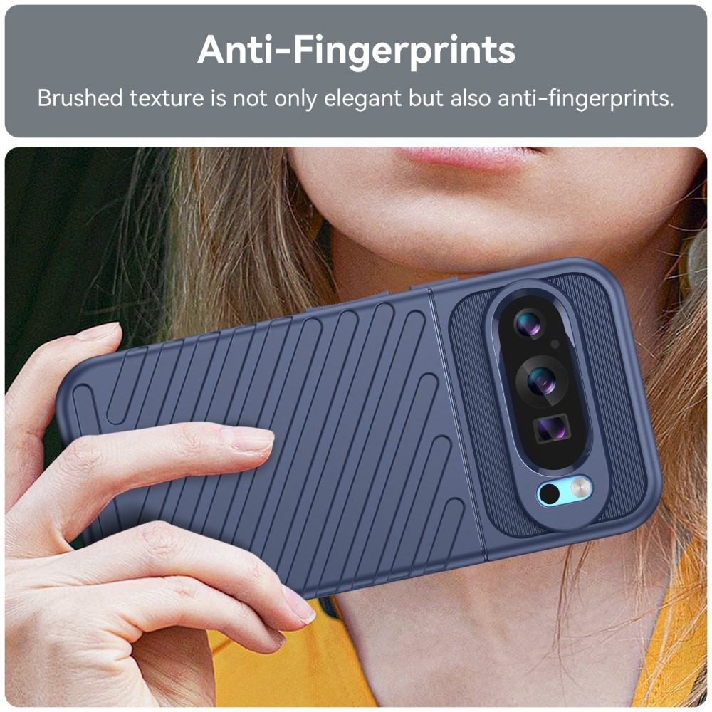 Thunder tartós zselés tok Google Pixel 9/9 Pro készülékhez - kék