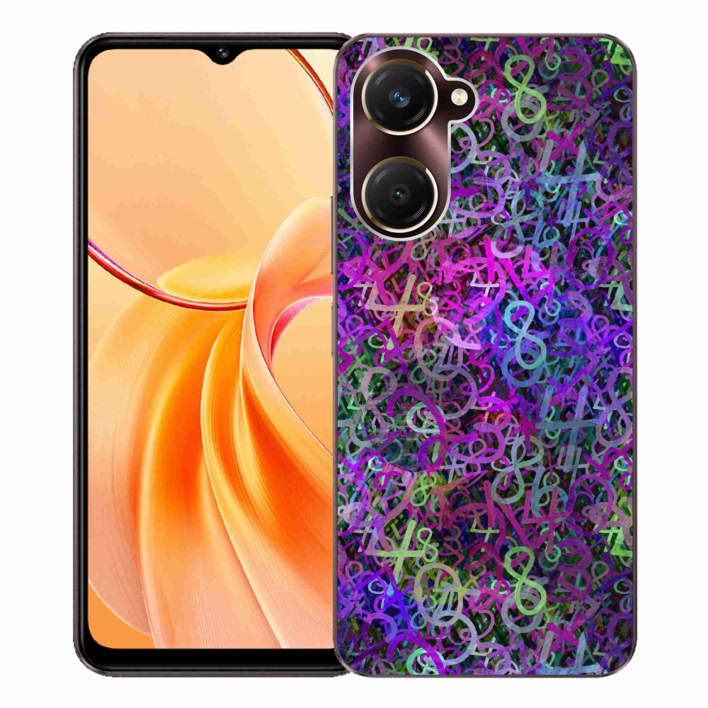 Zselés borítás mmCase a Vivo Y28s 5G-hez - absztrakt motívum 25