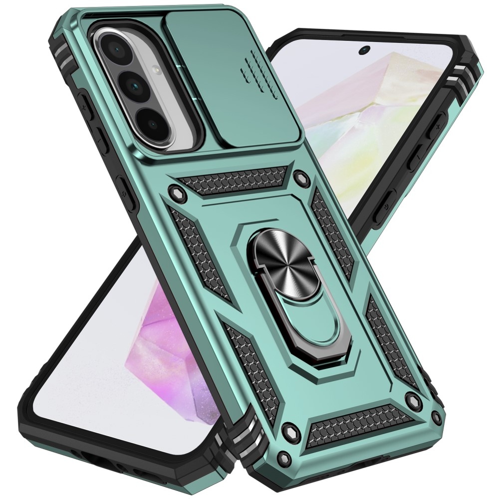 Gyűrűálló borítás Samsung Galaxy A36 5G készülékhez - zöld