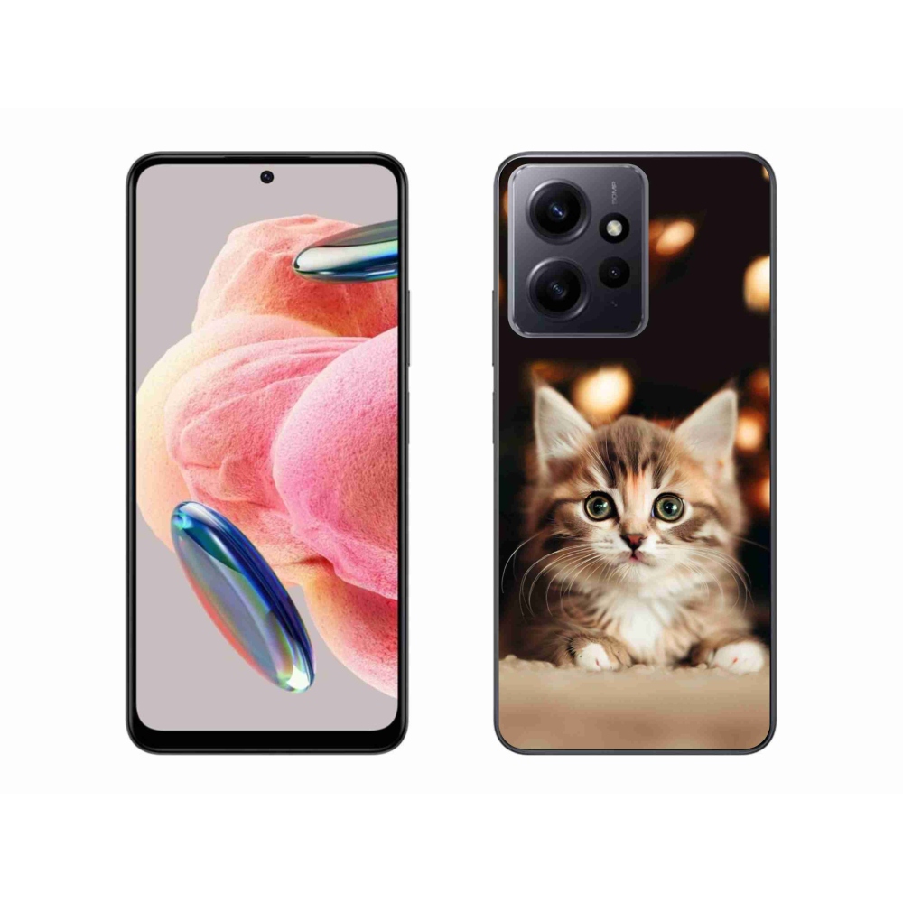 Gél borítás mmCase a Xiaomi Redmi Note 12 4G-hez - aranyos cica 2