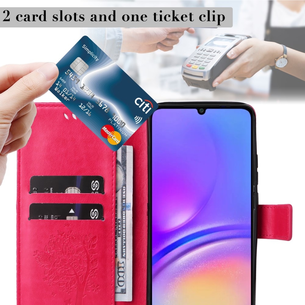 Fák könyve tok Samsung Galaxy A06 4G - rózsaszínű