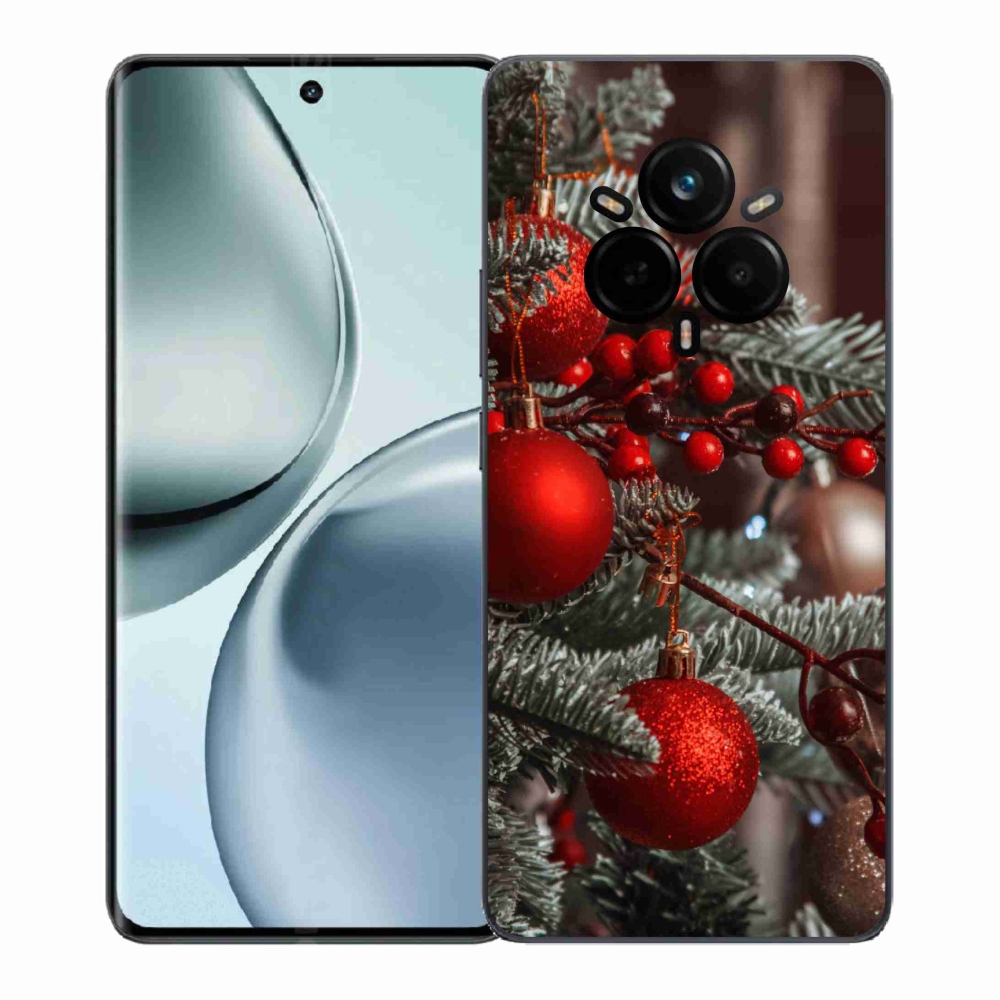 Gél borítás mmCase a Realme 14 Pro+ 5G számára - karácsonyi dekorációk 2