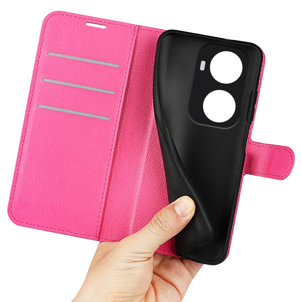 Litchi könyv tok a Huawei Nova 12 SE-hez - rózsaszínű