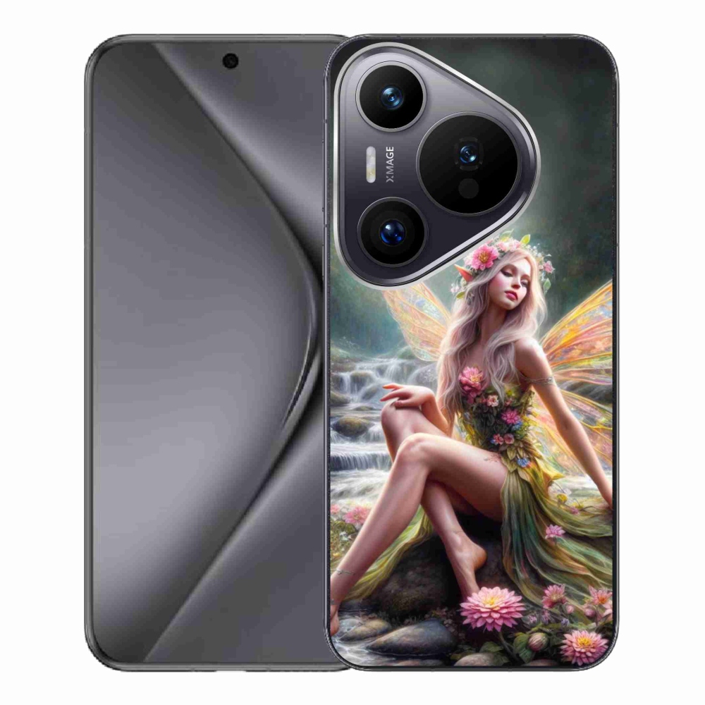 Zselés borítás mmCase a Huawei Pura 70 Pro - pillangó nőhöz 1