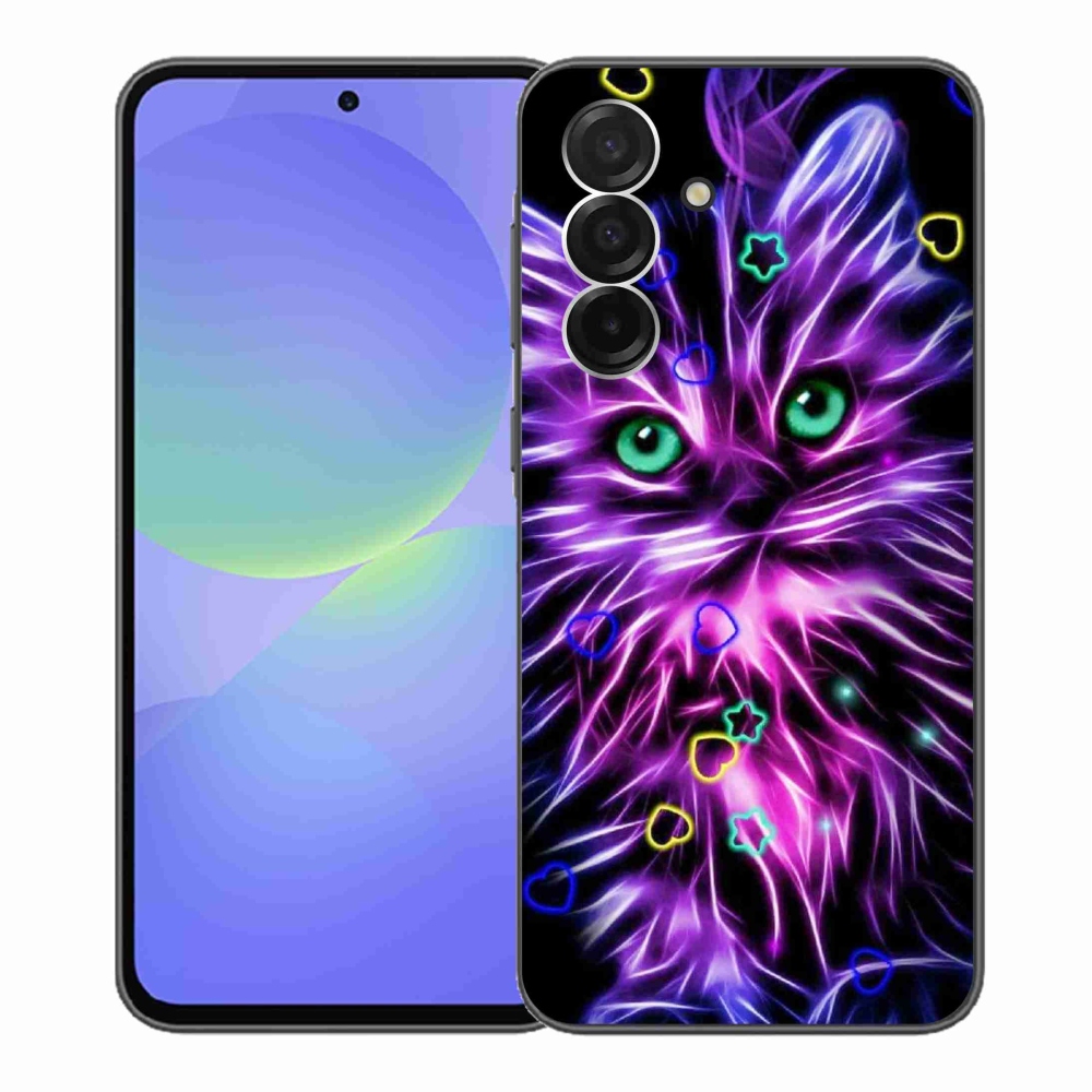 Zselés borítás mmCase Samsung Galaxy A36 5G - absztrakt macska