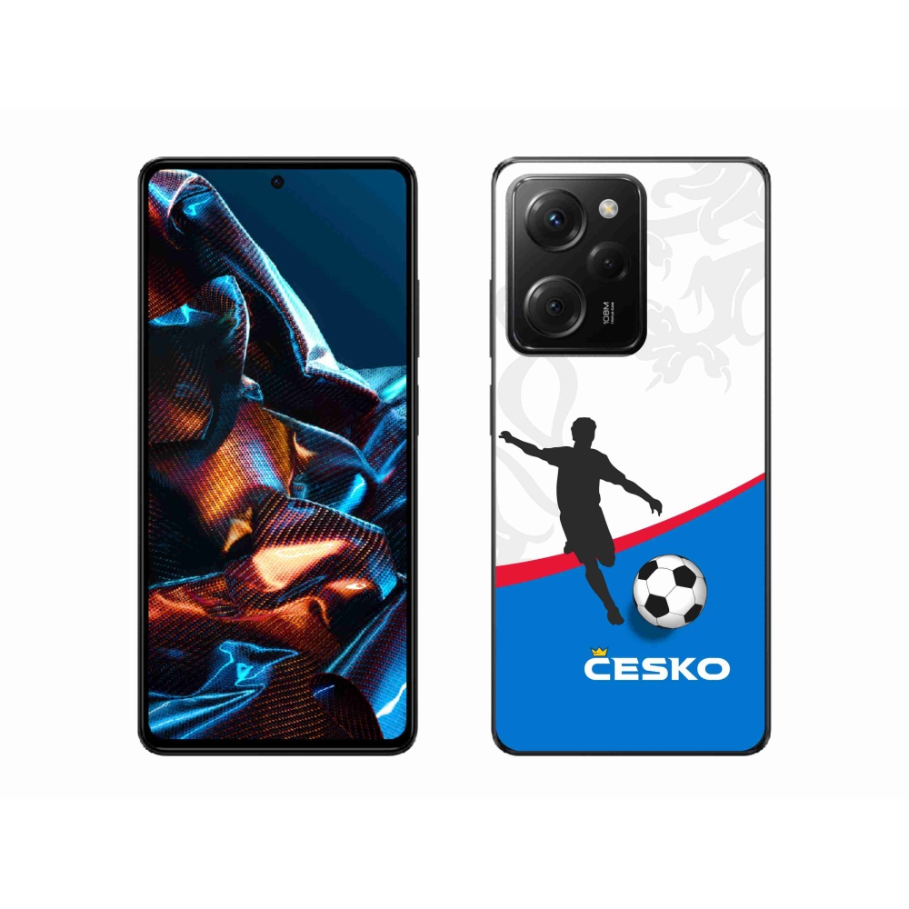 Gél borítás mmCase a Xiaomi Poco X5 Pro 5G - futball Csehország 1