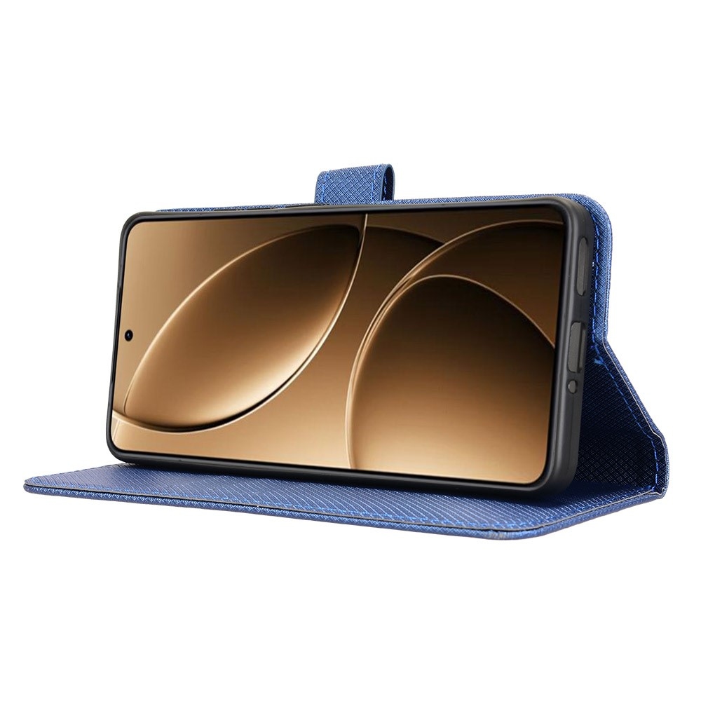 Gyémánt könyv tok Xiaomi Poco F7 Pro 5G/Poco F7 Ultra 5G - kék