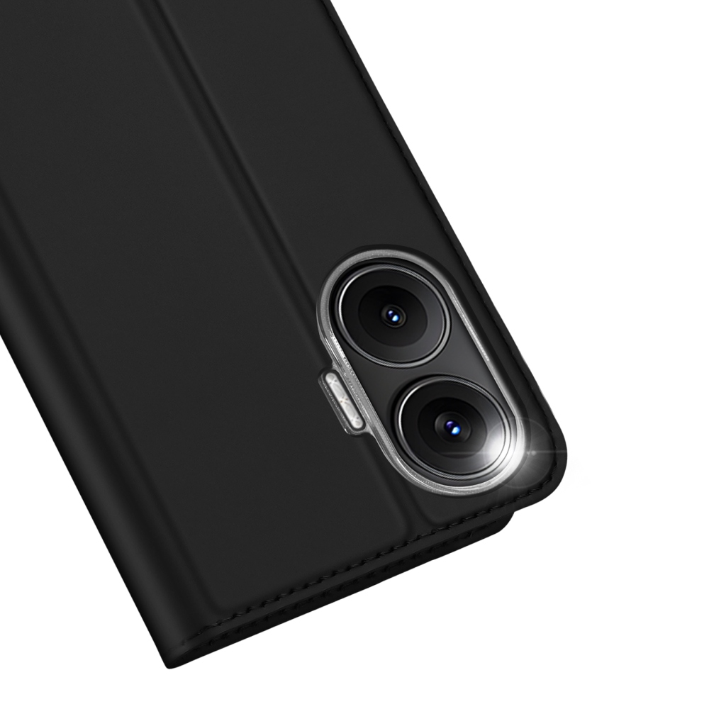 DUX könyvtáska Xiaomi Poco F7 5G-hez - fekete