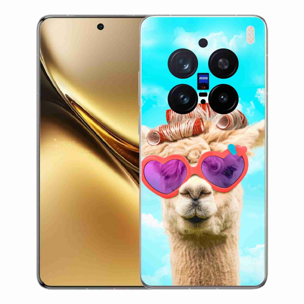 Zselés borítás mmCase a Vivo X200 Pro 5G készülékhez - szemüveges láma