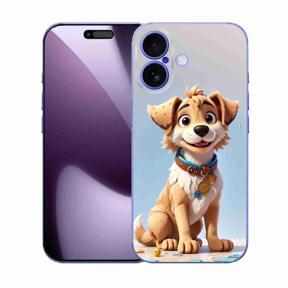 Gél borítás mmCase iPhone 17 készülékhez - rajzfilm kiskutya