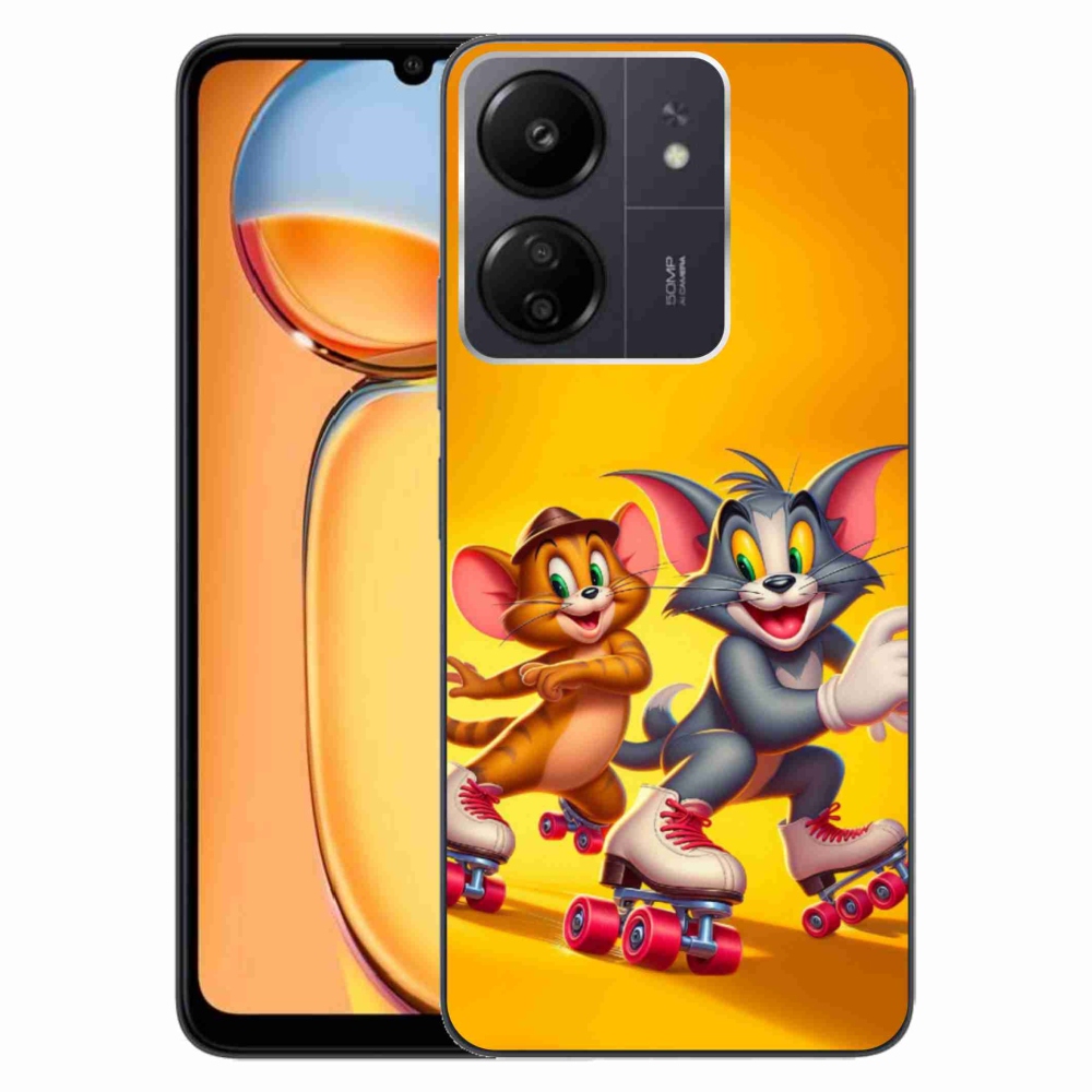 Gél borítás mmCase a Xiaomi Poco C65/Redmi 13C készülékhez - tom a jerry