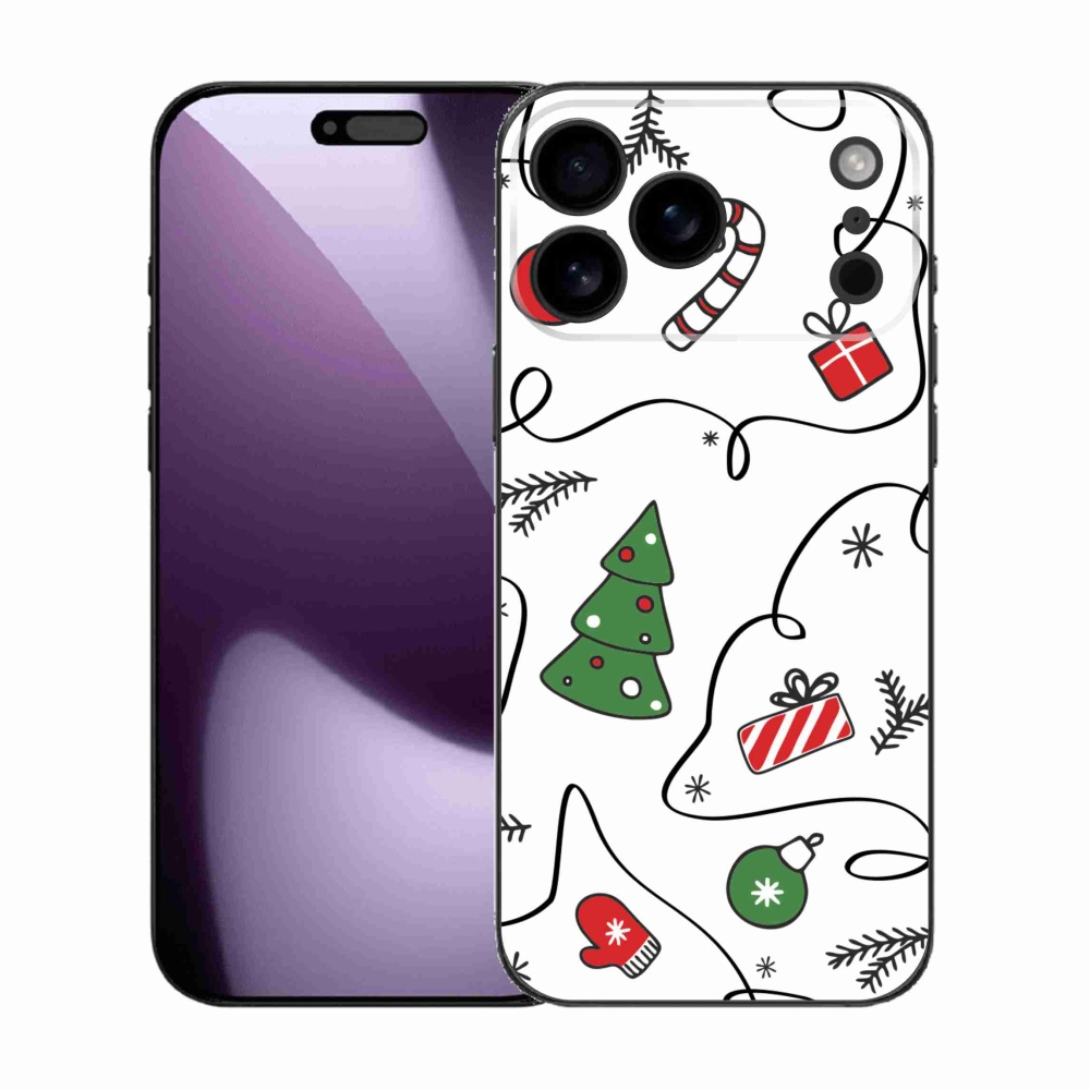 Gél borítás mmCase iPhone 17 Pro Max készülékhez - karácsonyi motívumok