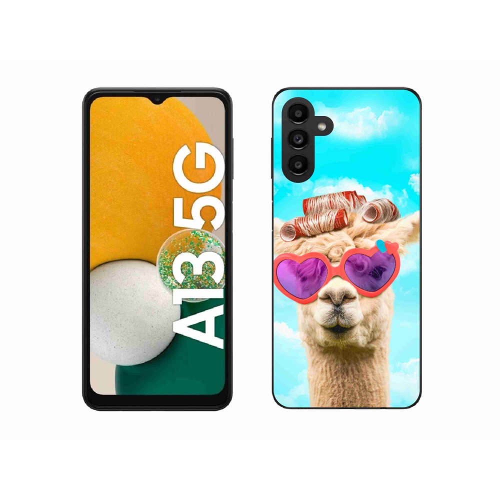 Zselés borítás mmCase Samsung Galaxy A13 5G - szemüveges láma