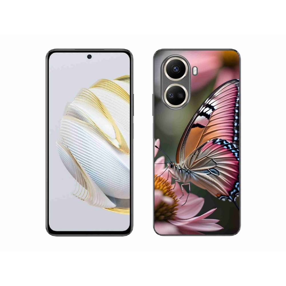 Gél borítás mmCase a Huawei Nova 10 SE számára - színes pillangó