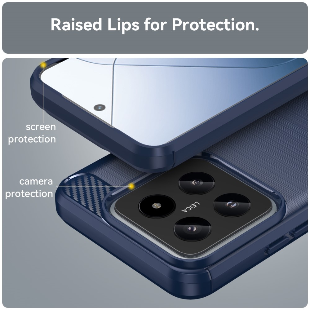 Szénálló zselés tok Xiaomi 14 - kék