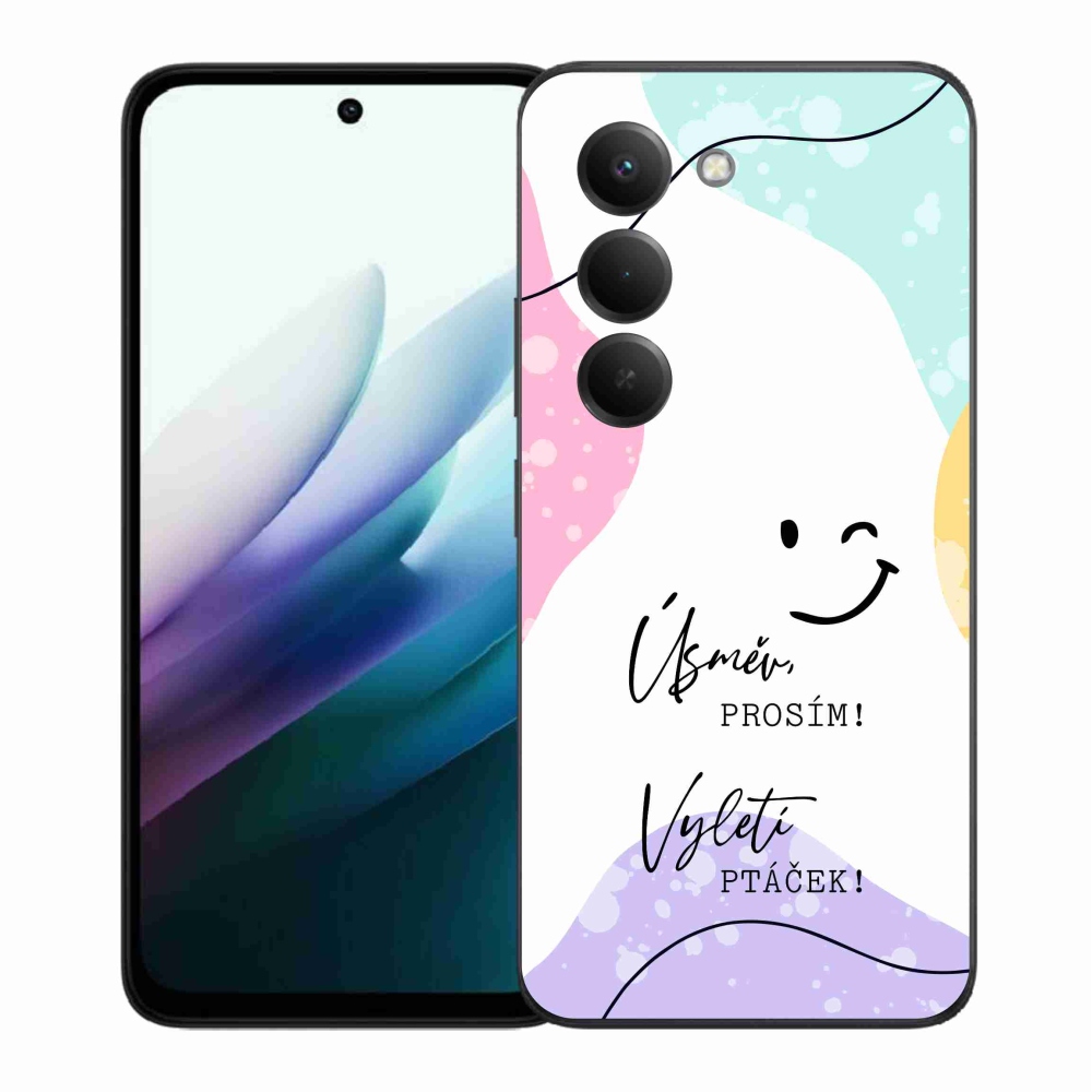 Gél borító mmCase a Xiaomi Redmi 15 4G/5G (171mm) - vicces szöveg 4 fehér háttérrel