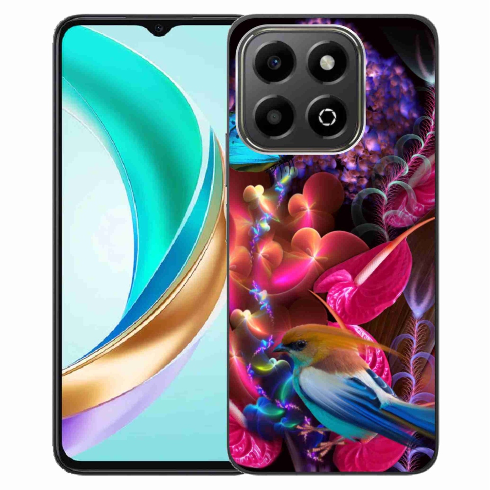 Gél borító mmCase a Honor X6b készülékhez - színes virágok