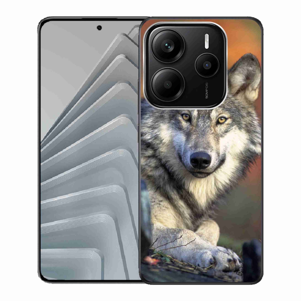 Gél borítás mmCase a Xiaomi Redmi Note 14 5G-hez - farkas