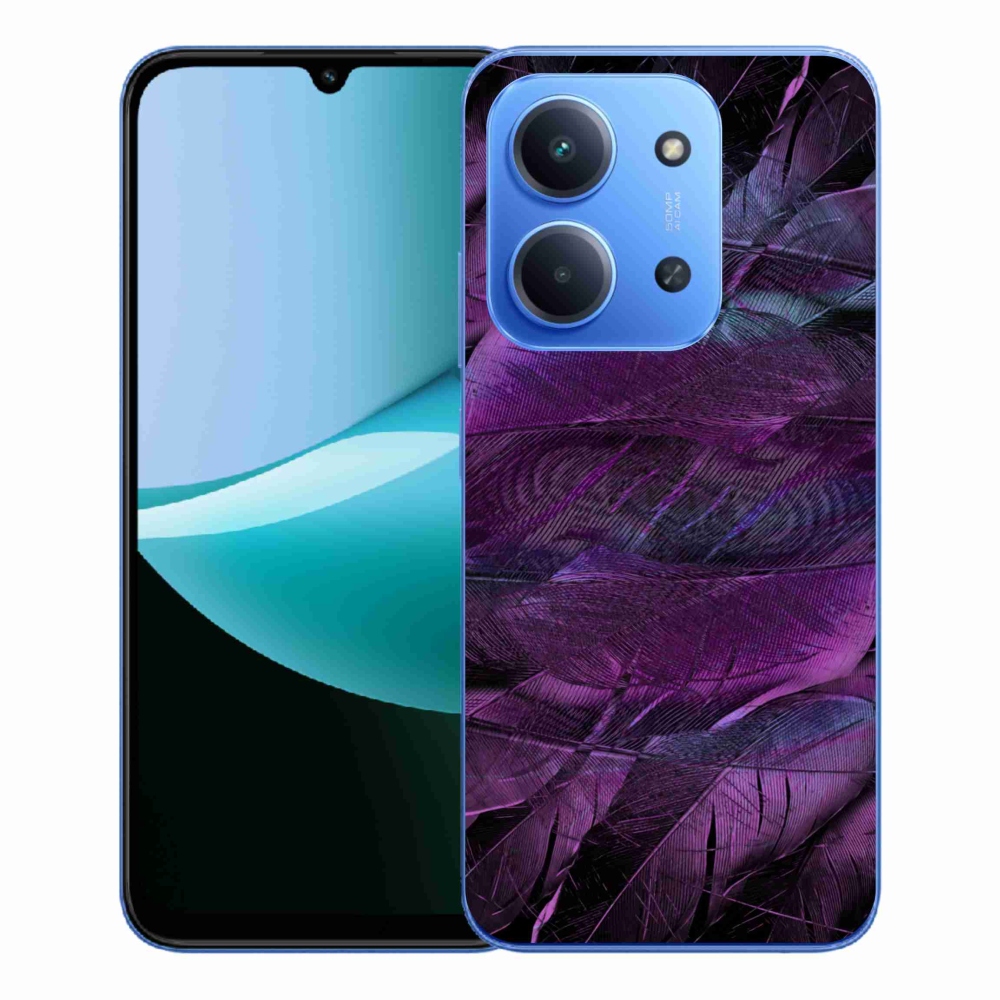 Gél borítás mmCase a Xiaomi Redmi 15C 4G/5G (173mm) - lila tollakhoz