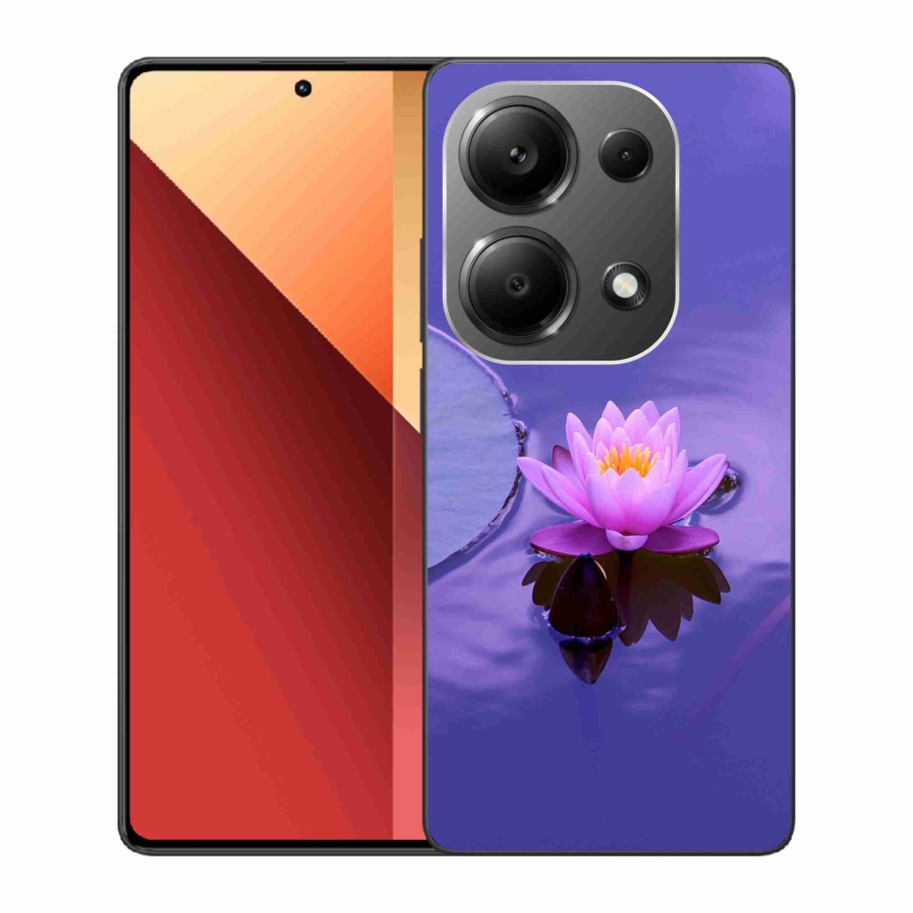 Gél tok mmCase a Xiaomi Redmi Note 13 Pro 4G/Poco M6 Pro számára - virág a felületen
