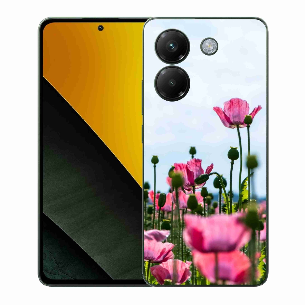 Gél borítás mmCase a Xiaomi Poco M7 Pro 5G számára - mákos színű