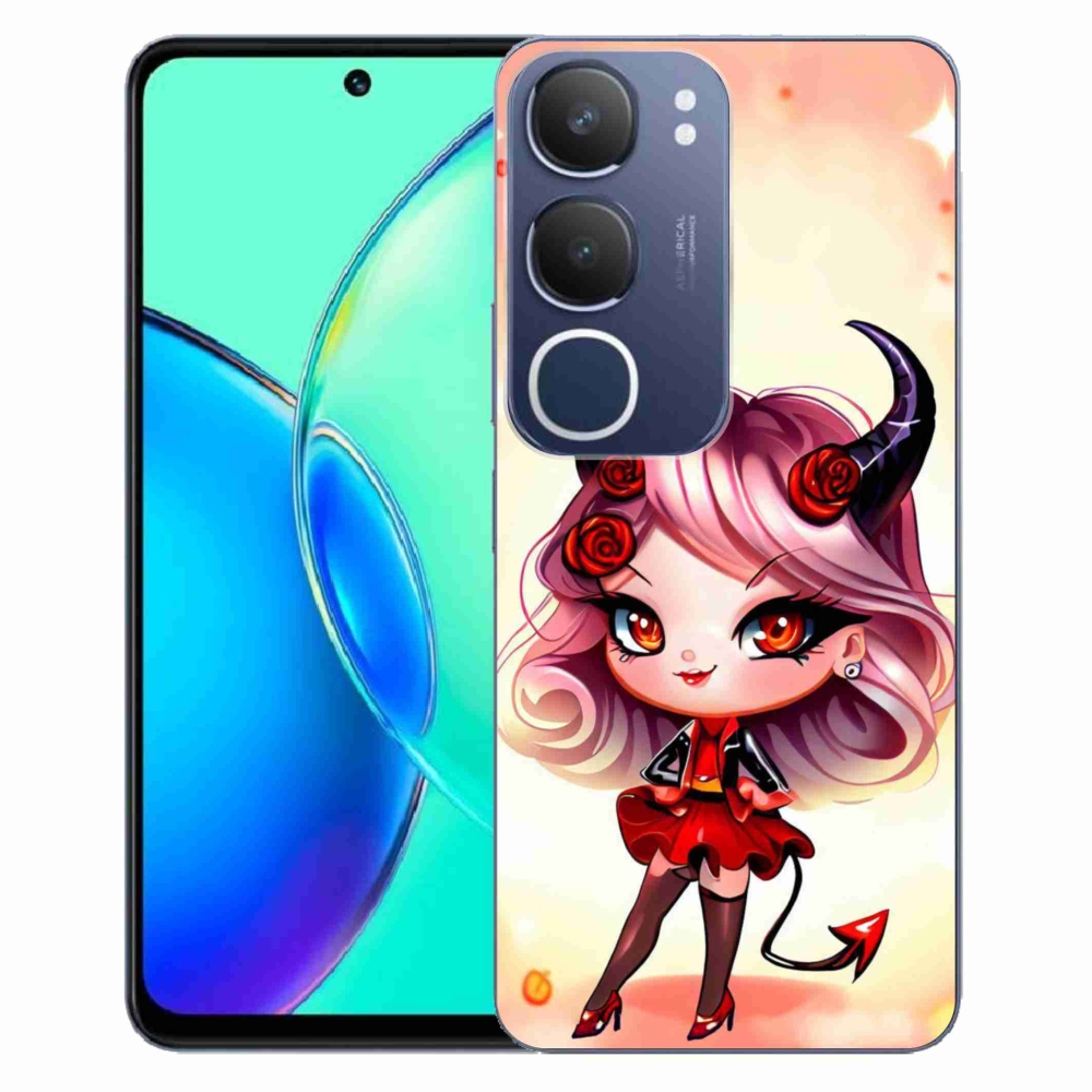 Gél borító mmCase a Vivo Y19s készülékhez - rajzfilm ördög