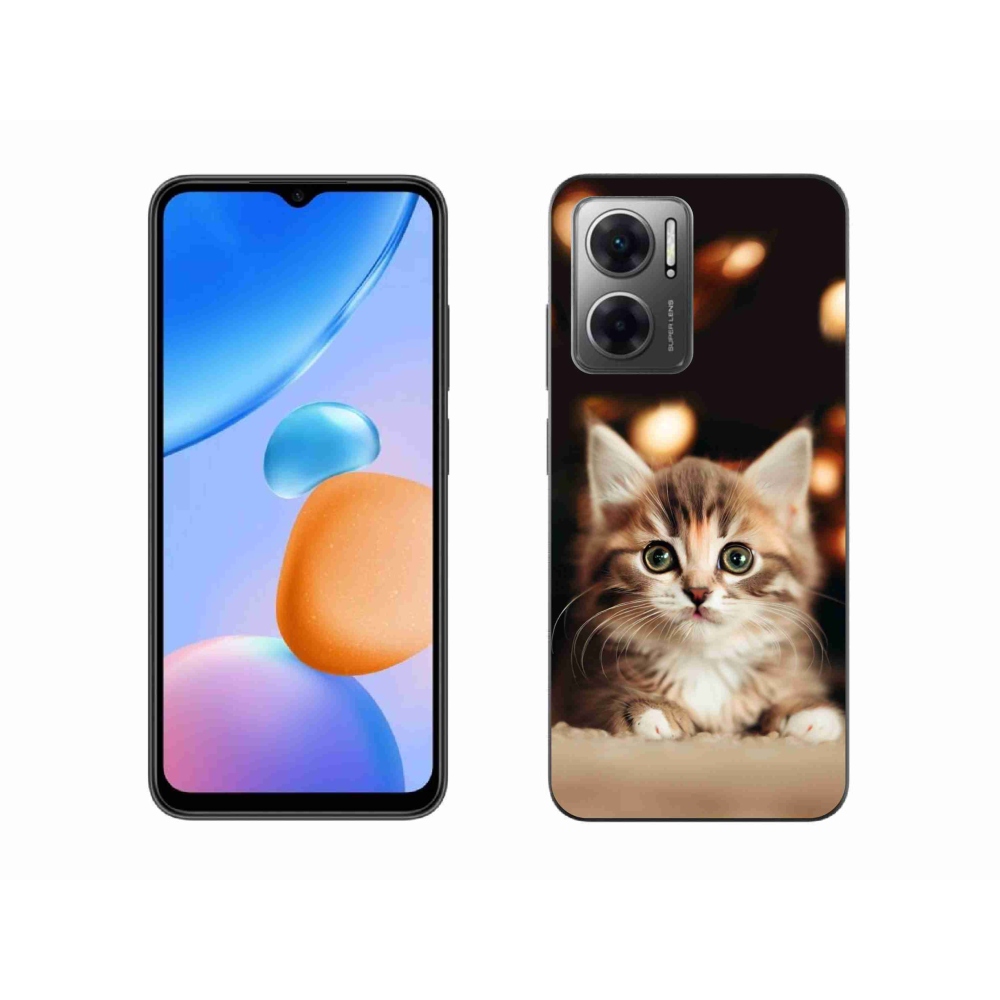 Gél borítás mmCase a Xiaomi Redmi 10 5G-hez - aranyos cica 2