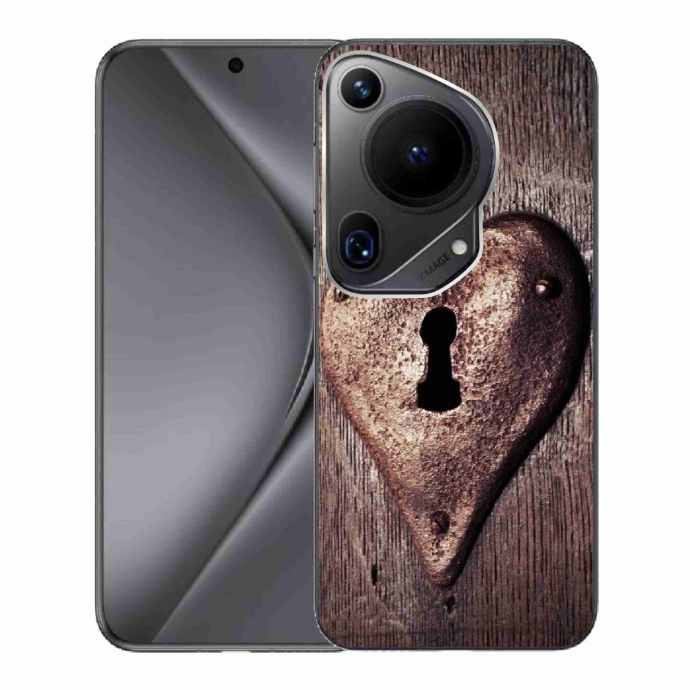 Gél borítás mmCase a Huawei Pura 70 Ultra számára - szív alakú zár