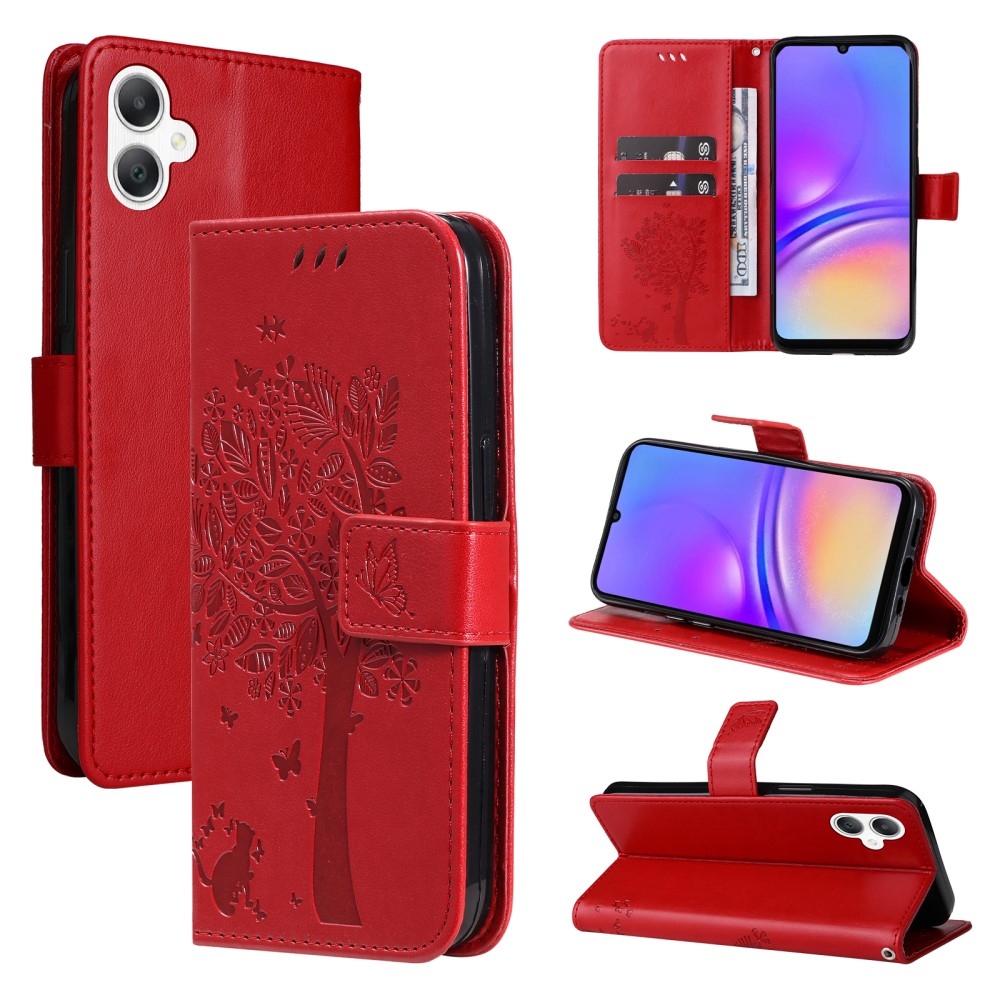 Fák könyve tok Samsung Galaxy A06 4G - piros