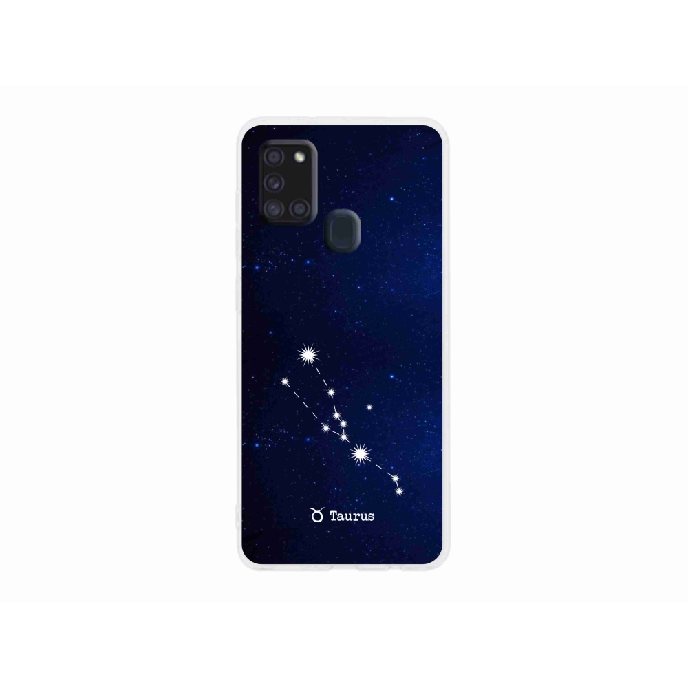 Gél borító mmCase Samsung Galaxy A21s készülékhez - Taurus csillagkép