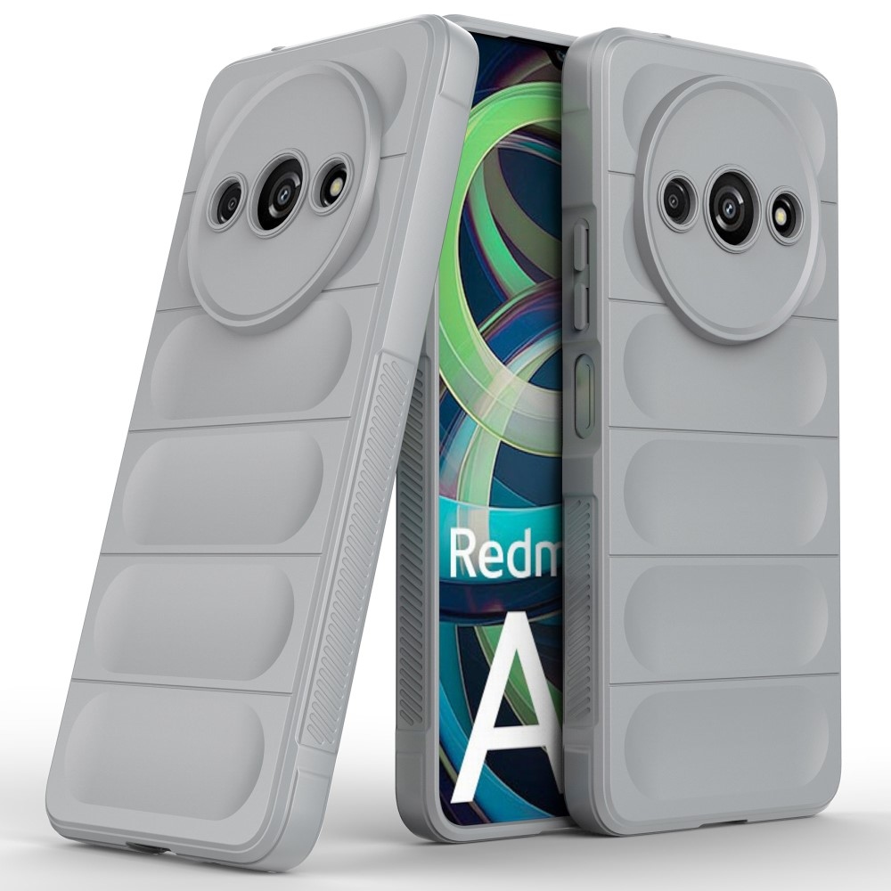 Rugg tartós zselés tok Xiaomi Redmi A3-hoz - világosszürke