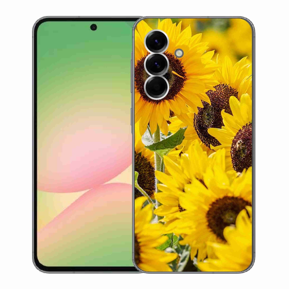 Zselés borítás mmCase Samsung Galaxy A56 5G - Napraforgó