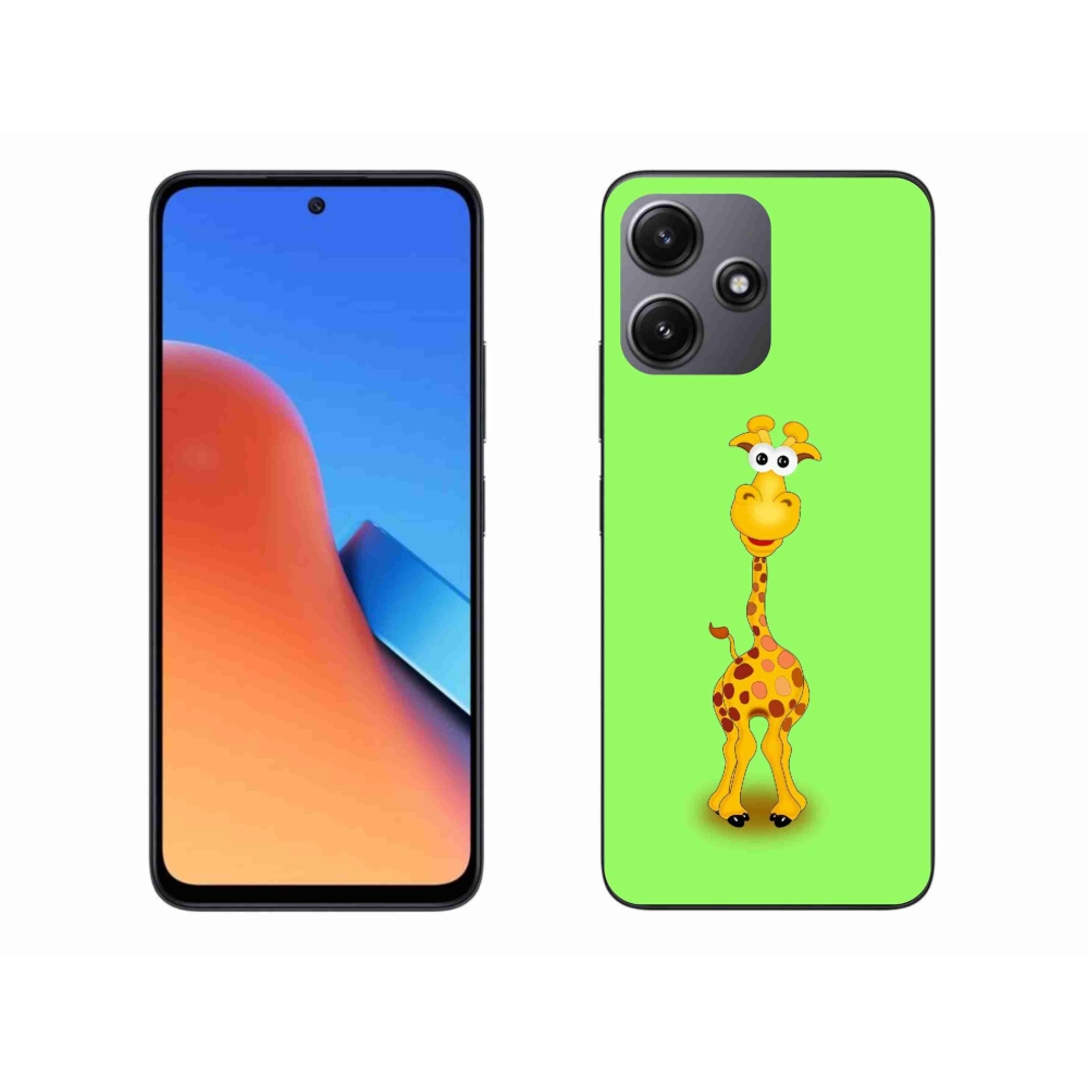Gél borító mmCase a Xiaomi Redmi 12 5G-hez - rajzfilm zsiráf