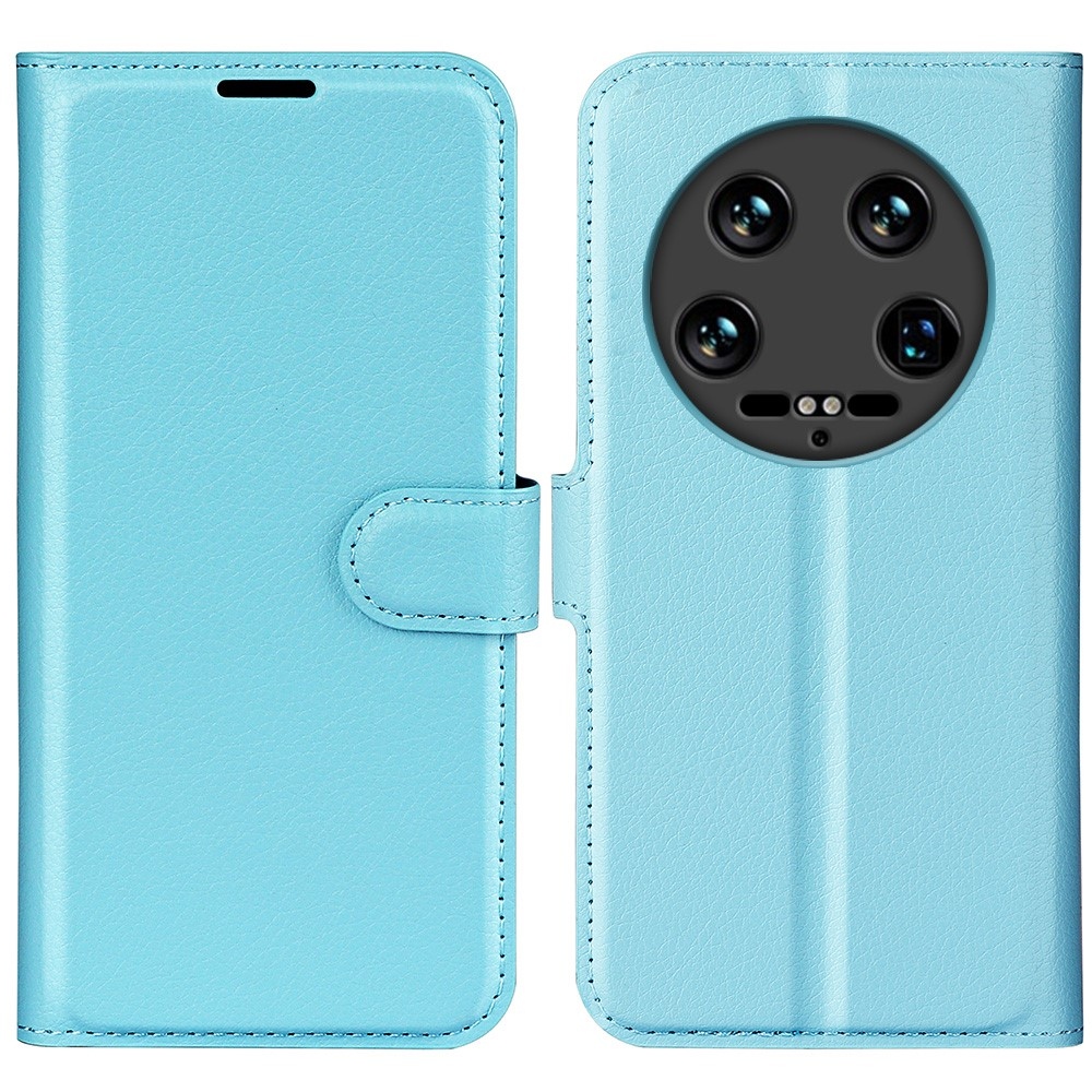 Litchi könyv tok a Xiaomi 14 Ultra-hoz - kék