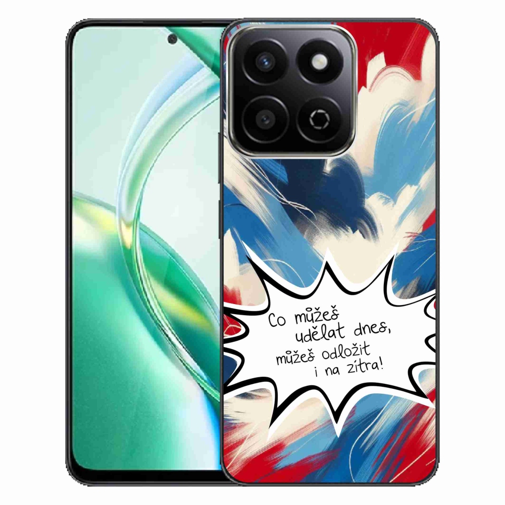 Gél borító mmCase a Honor 200 Smart 5G készülékhez - vicces szöveg 9 fehér háttér