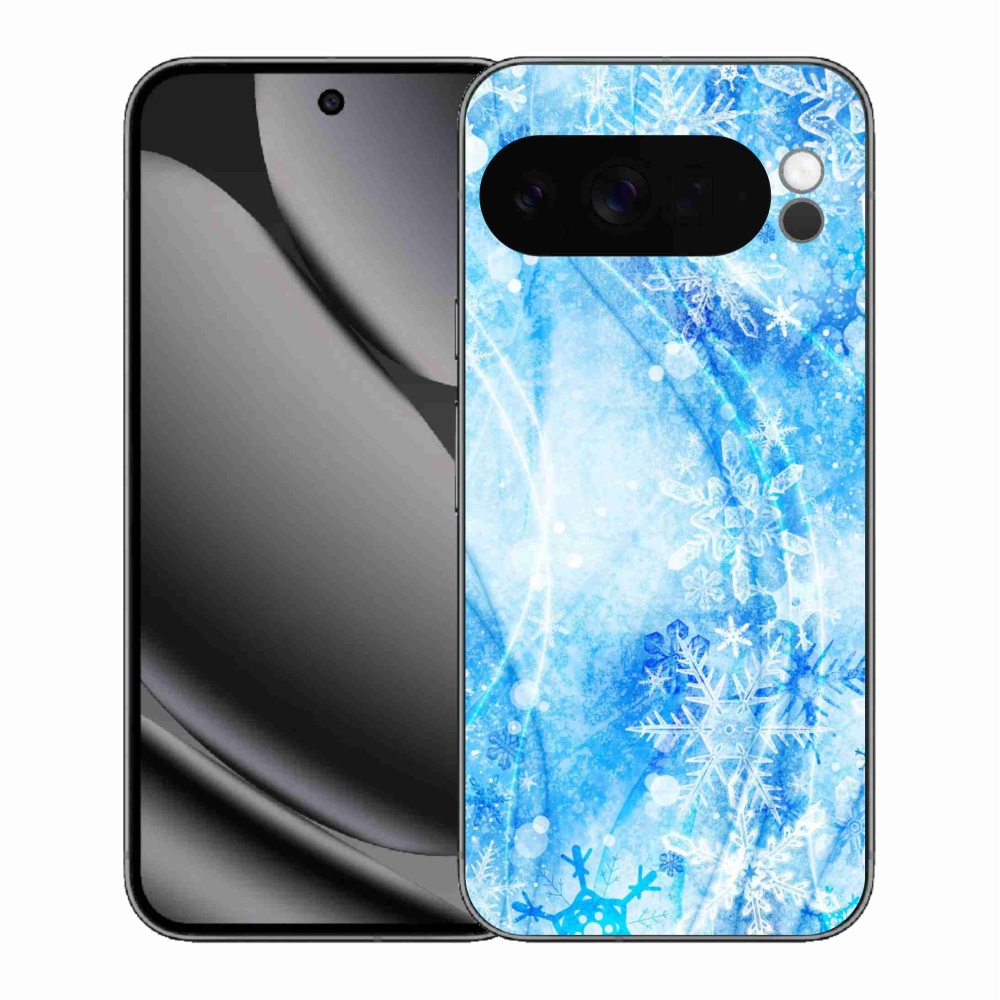 Zselés borítás mmCase a Google Pixel 10 Pro XL-hez - hópelyhek