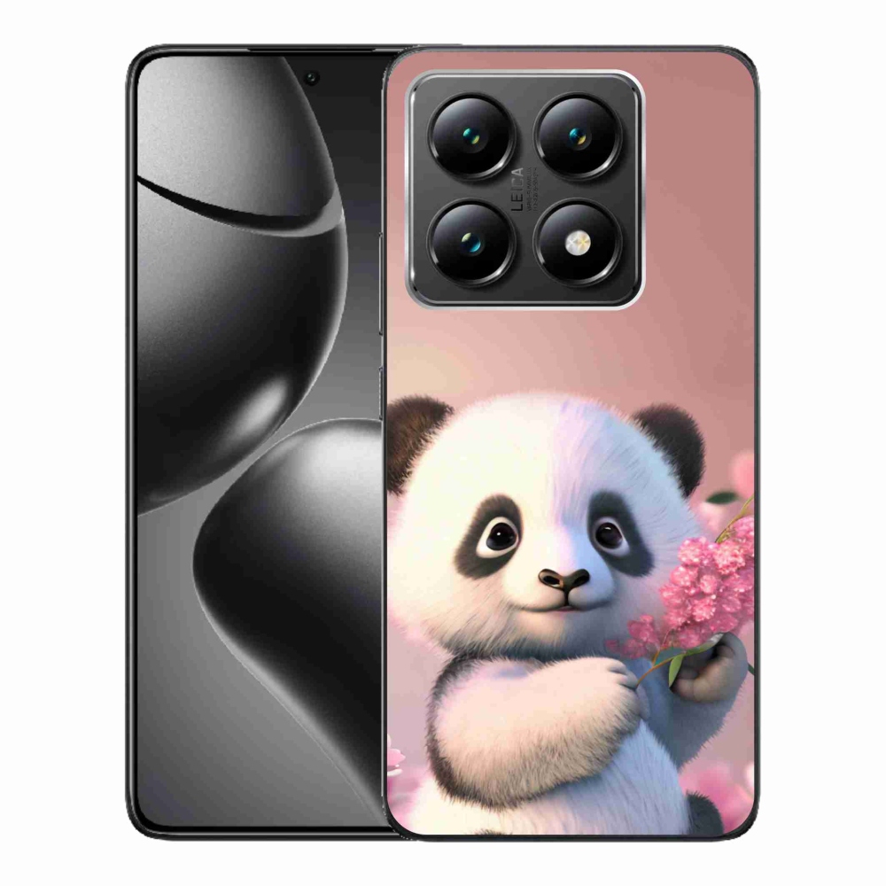 Gél borítás mmCase a Xiaomi 14T-hez - aranyos panda
