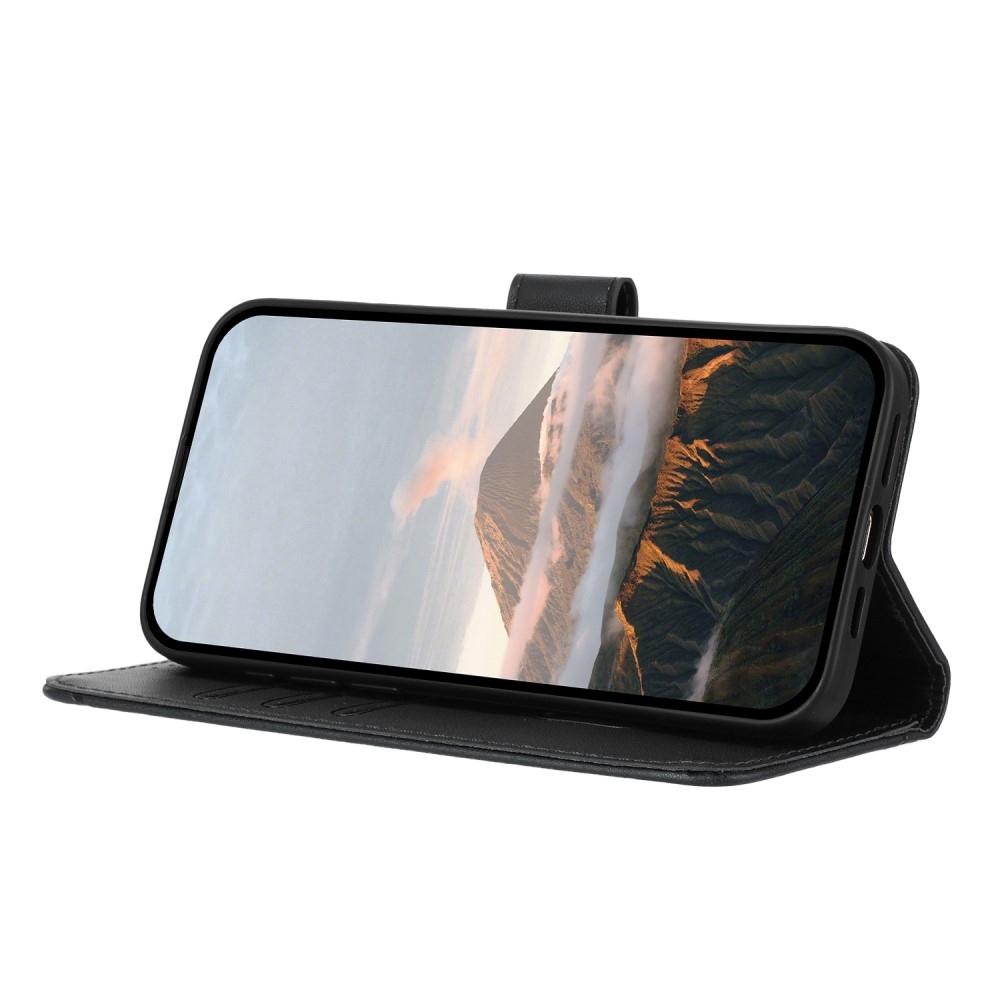 Háromszögek könyvtáska Honor 400-hoz - fekete