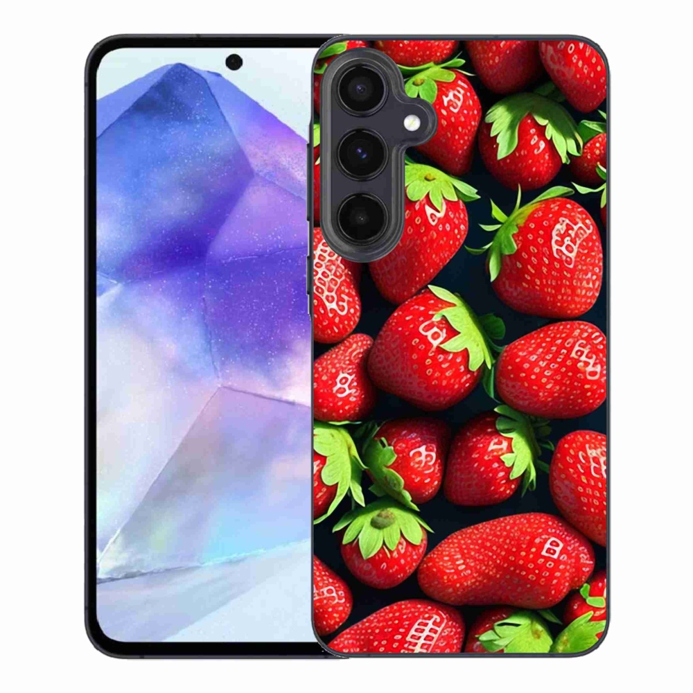 Gél védőhuzat mmCase Samsung Galaxy A55 5G - eper