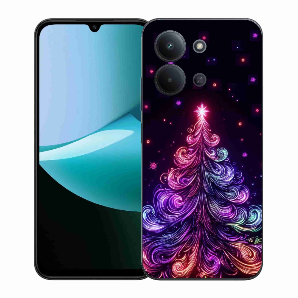 Gél borítás mmCase a Xiaomi Redmi 15C 4G (171mm)/Poco C85 4G (171mm) - neon karácsonyfa 1