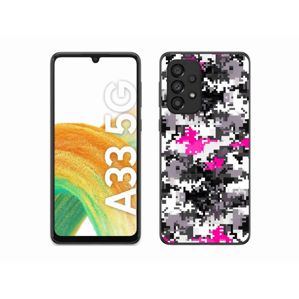 Zselés borítás mmCase Samsung Galaxy A33 5G - terepszínű minta 4