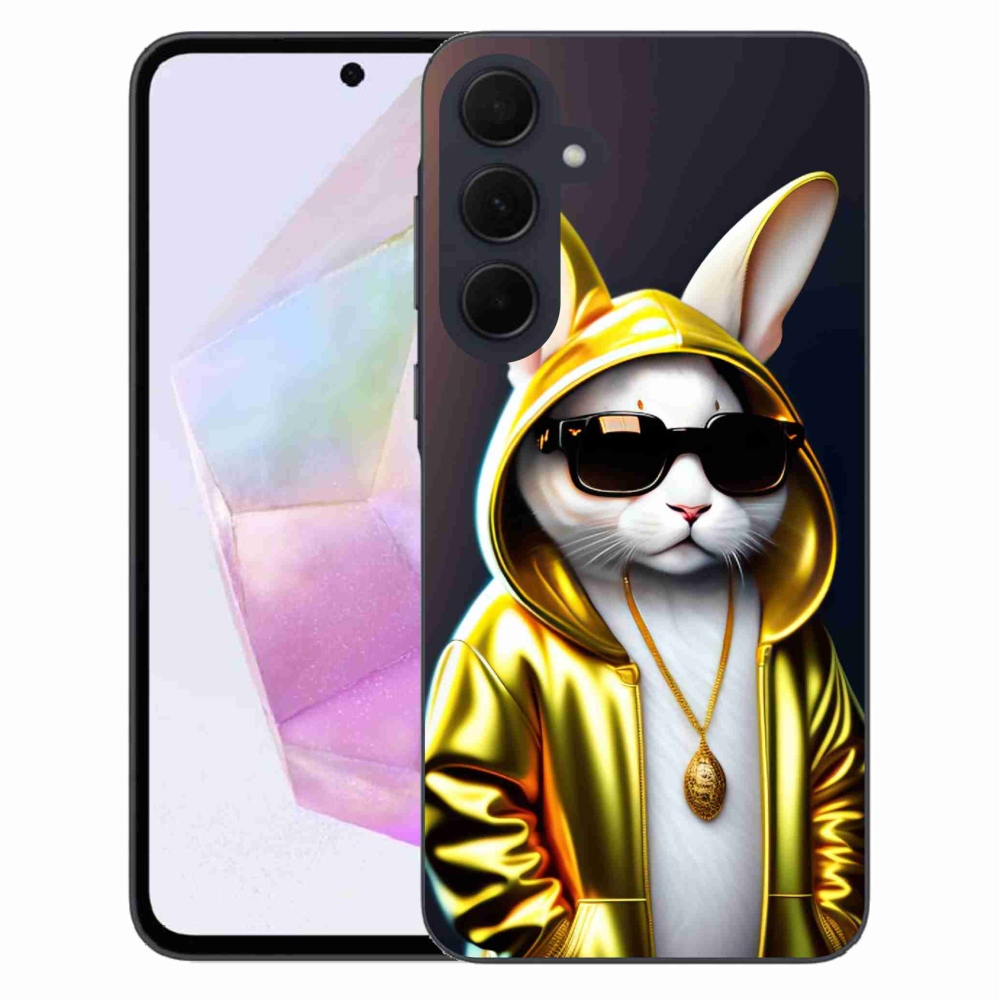 Zselés borítás mmCase Samsung Galaxy A35 5G - macska főnökhöz