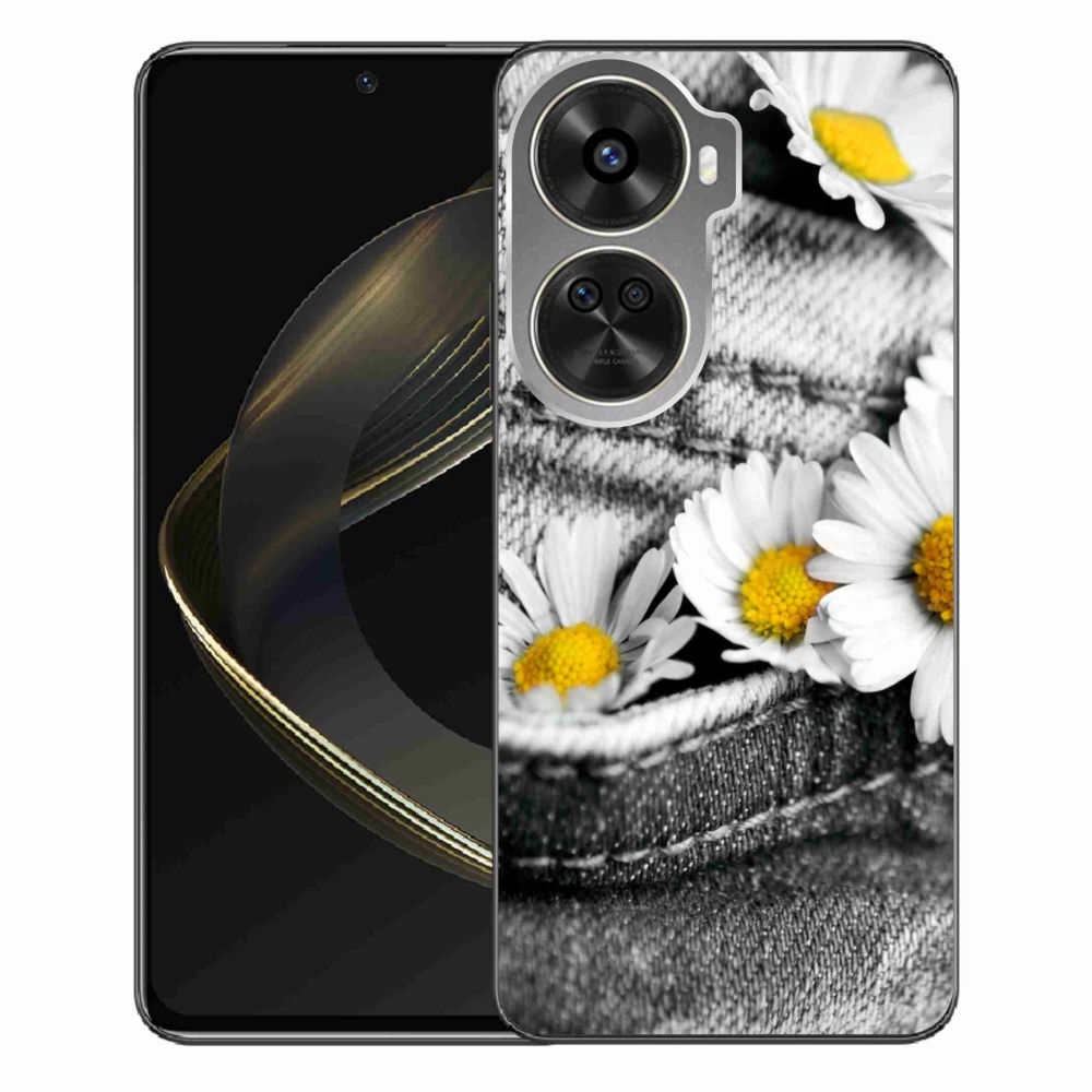 Gél tok mmCase a Huawei Nova 12 SE-hez - margaréták