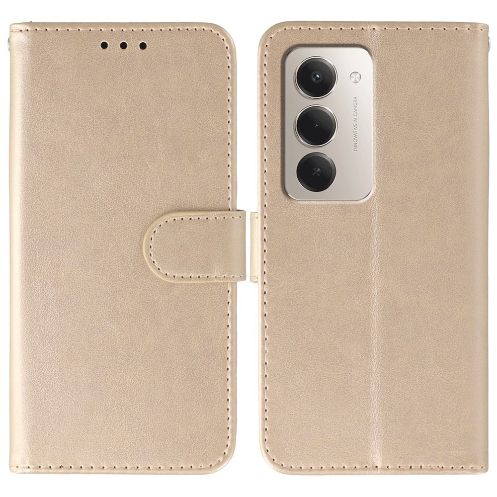 Vérrögök könyv tok Xiaomi Redmi 15 5G - rózsa arany