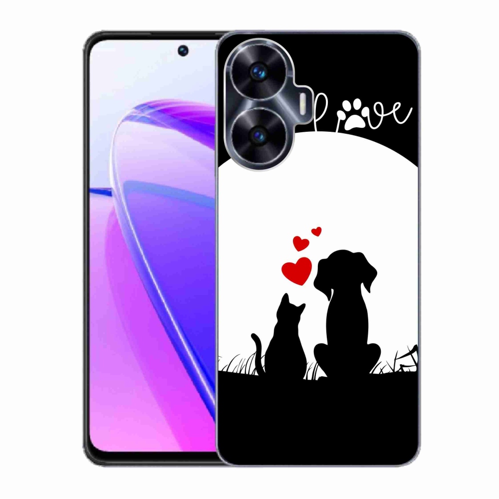 Gél tok mmCase a Realme C55 készülékhez - állatszerelem