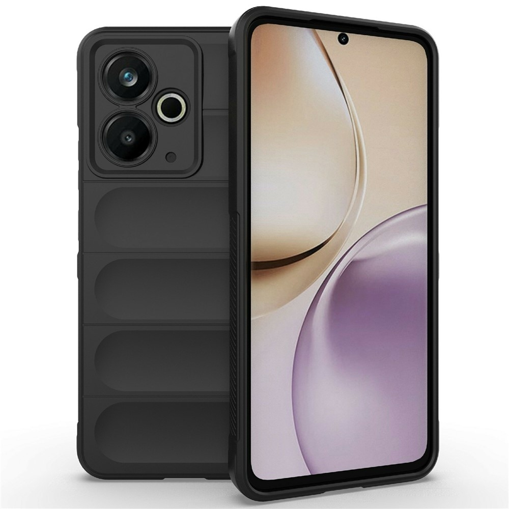 Rugg tartós zselés tok a Realme 14T 5G készülékhez - fekete