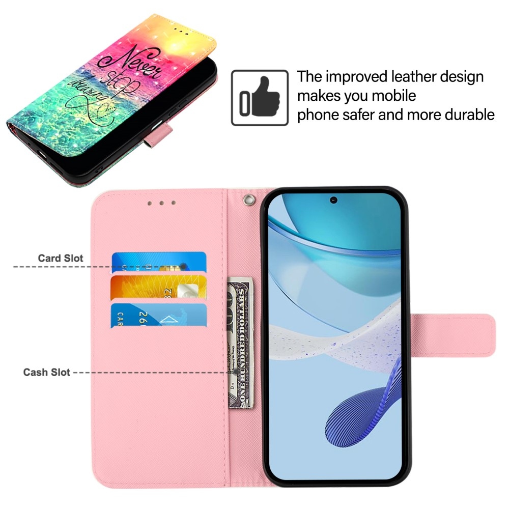 Patte könyv tok Samsung Galaxy M55 5G - álmodozz tovább