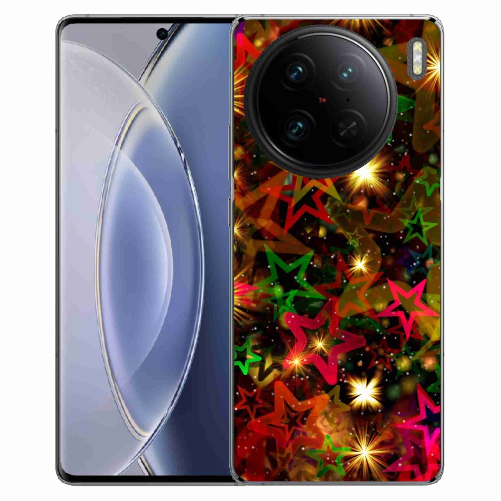 Gél borítás mmCase a Vivo X90 Pro készülékhez - színes csillagok