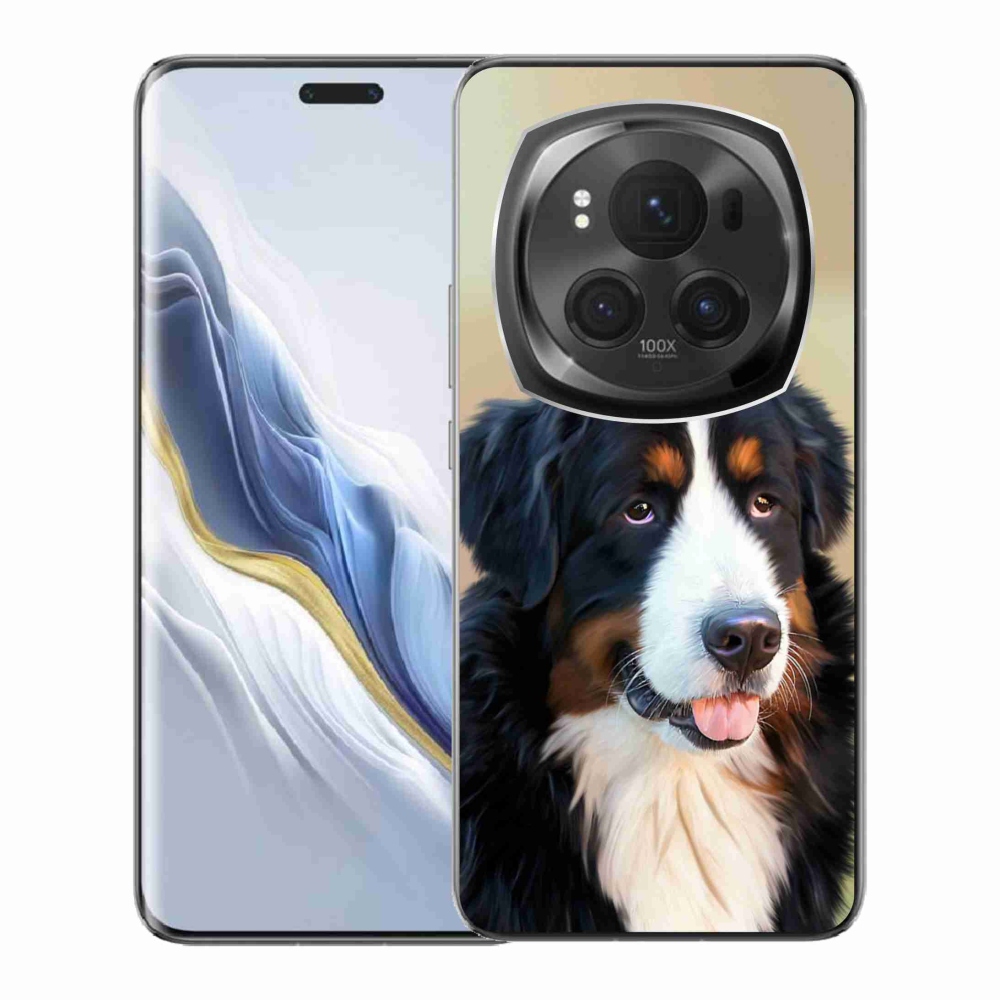 Gél tok mmCase a Honor Magic 6 Pro 5G készülékhez - Berni hegyi kutya
