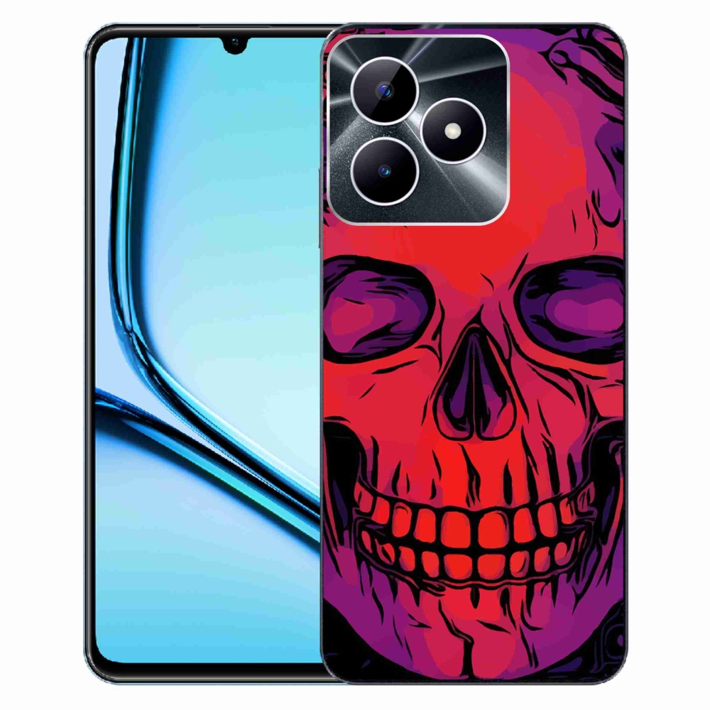 Gél tok mmCase a Realme Note 50 készülékhez - koponya
